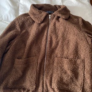 SHEIN teddy jacket🤍🧸(NEVER WORN)